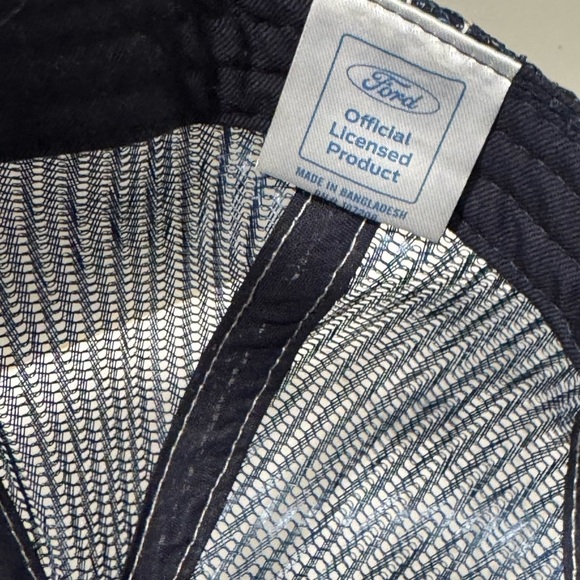 Ford Two-Tone Beige and Blue Snap Back Hat - Picture 4 of 7